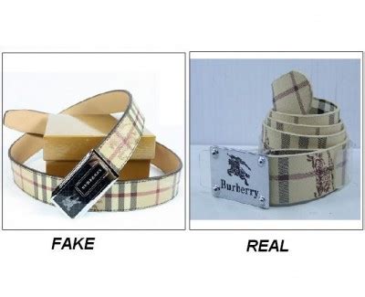 fake burberry belt vs real|how to identify a burberry.